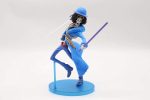 Figura do Brook, o Músico, de One Piece, na cor azul.