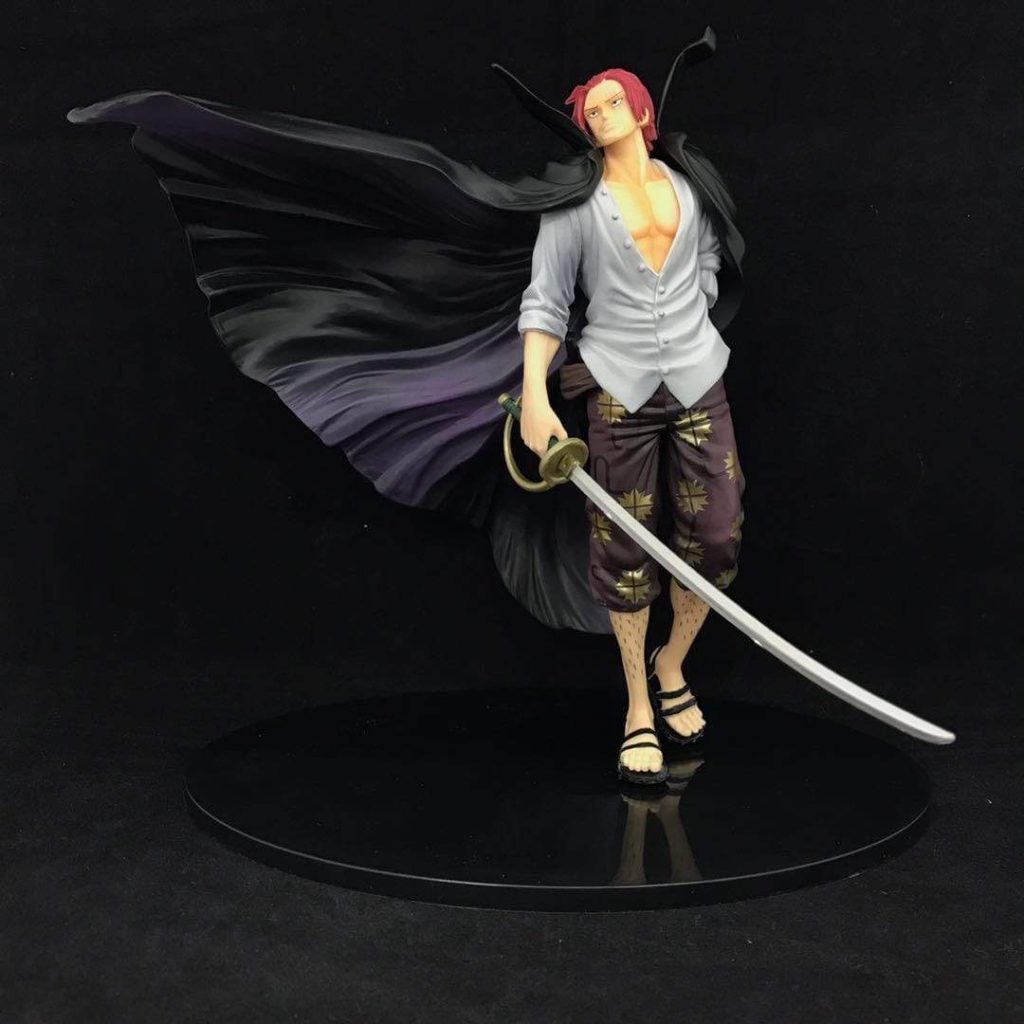 lot 2 figurines one piece shanks silvers rayleigh ( rayleigh