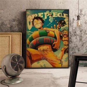 One Piece Poster Luffy am Strand 60x85cm