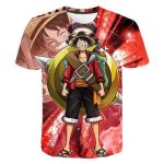 Maglietta One Piece Luffy al Colosseo 4XL