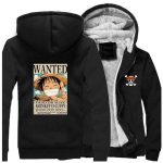 Veste One Piece Avis de Recherche Mugiwara no Luffy Noire 5XL