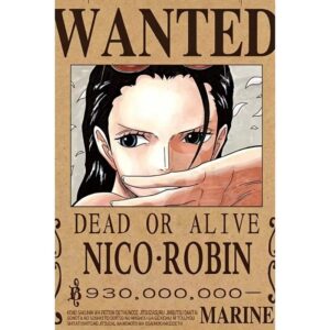 One Piece Wanted Notice: Nico Robin